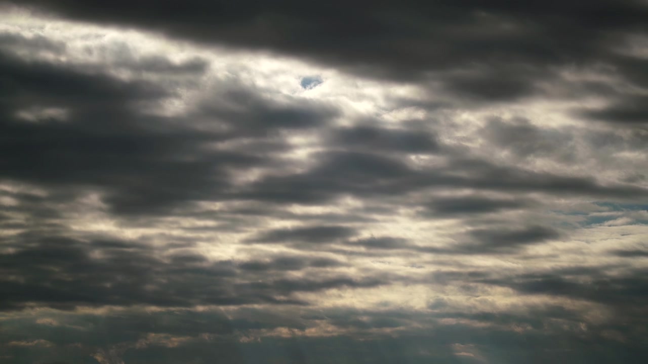 Dark Stormy Clouds Moving Across the Sky