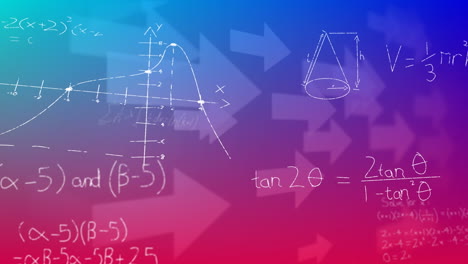 flechas y ecuaciones matemáticas