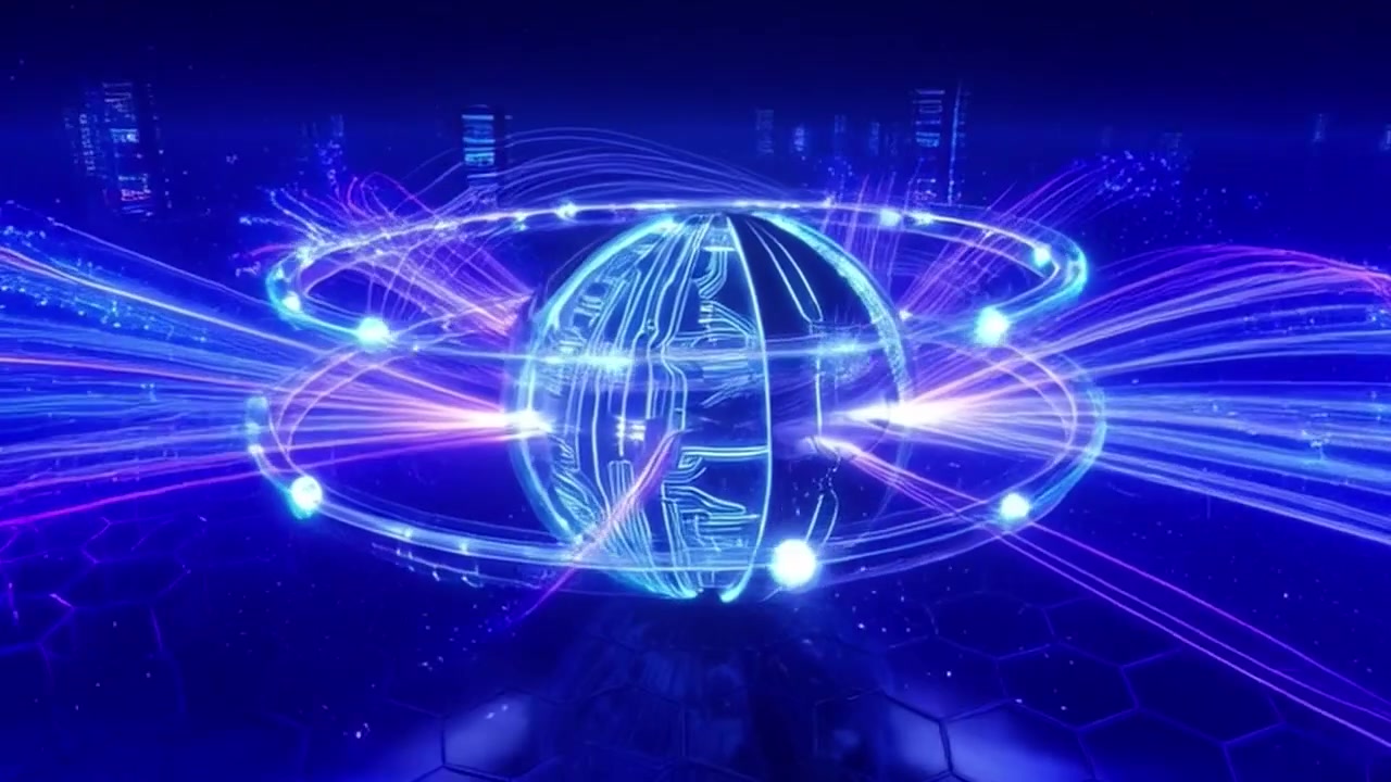 Digital Sphere with Data Streams and Hexagonal Grid Network