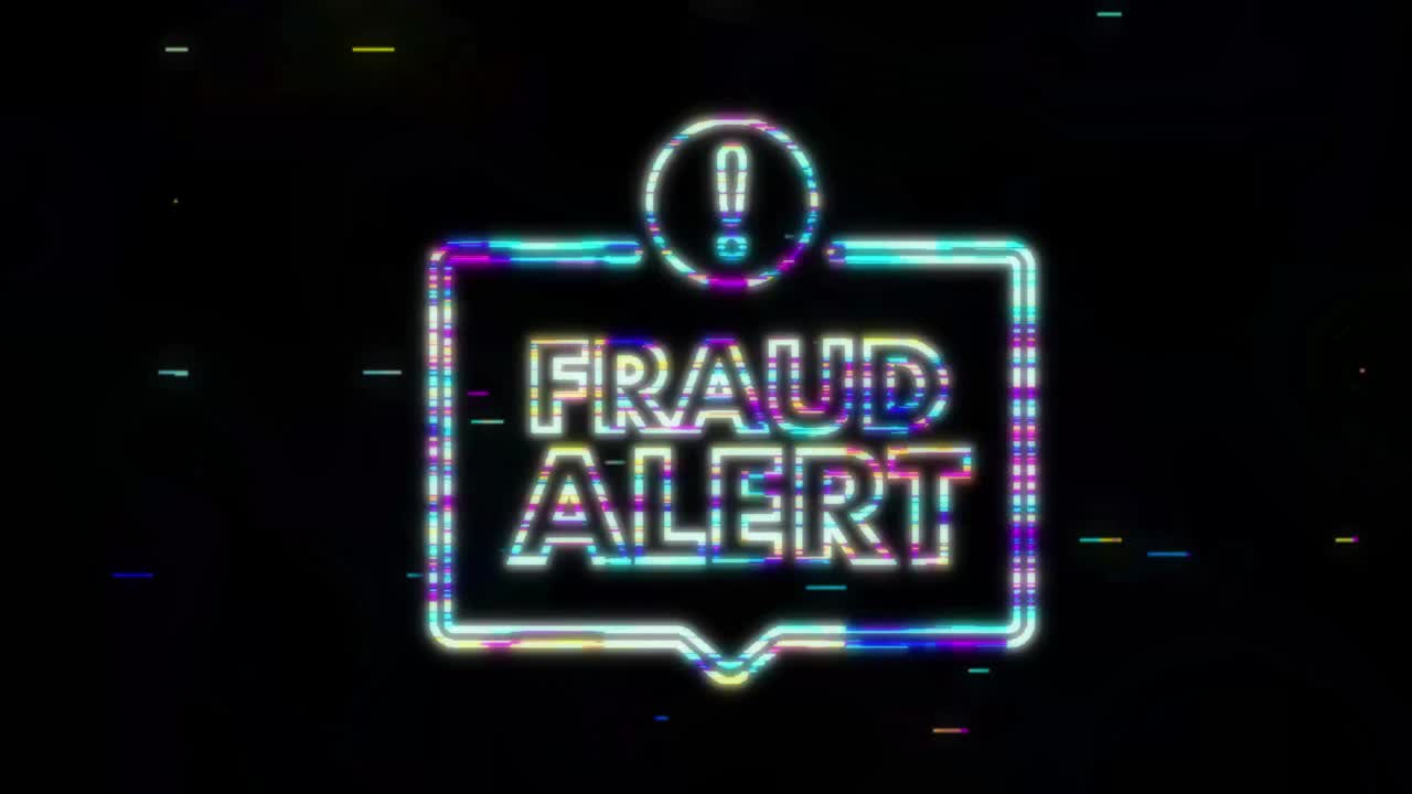 alerta de fraude. auditoría de seguridad, escaneo de virus, limpieza, eliminación de malware, ransomware. gráfico en movimiento