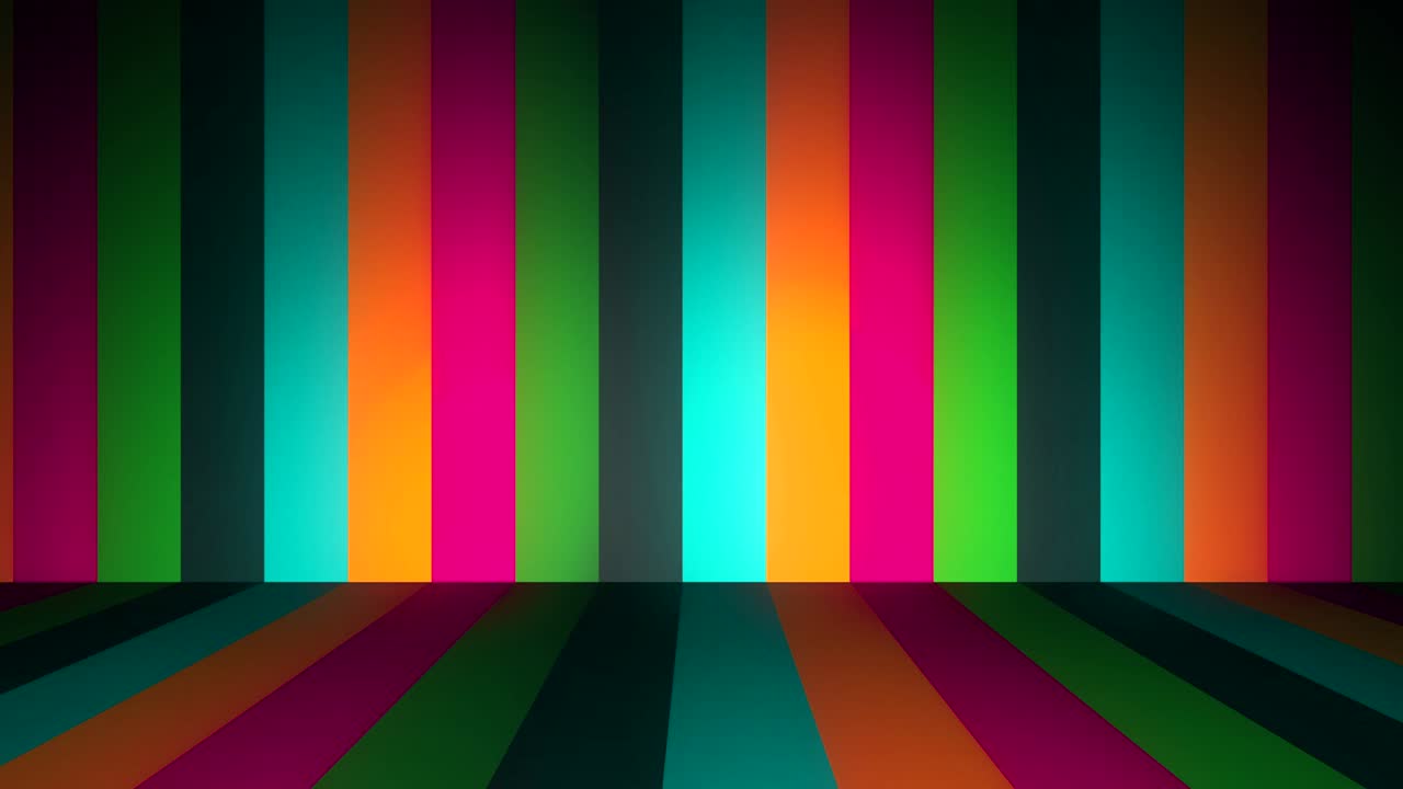 컬러 라인, 고해상도 cgi 모션 배경, 수직 색상 라인