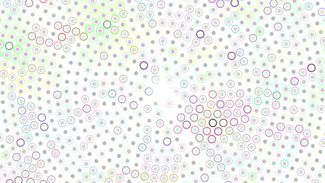 fondo de animación de puntos de colores psicodélicos