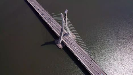 Die-Lekki-ikoyi-Verbindungsbrücke-Ist-Ein-Beliebtes-Wahrzeichen-In-Lagos,-Nigeria