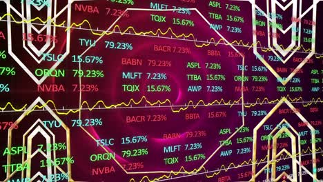 Animation-of-statistics-and-financial-data-processing