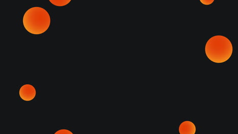 motion gradient small orange circles pattern