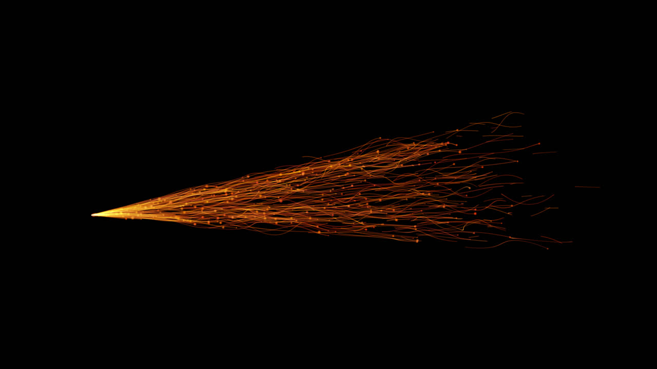 efecto de fuego naranja abstracto