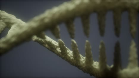 partículas brillantes adn renderizado en 3d