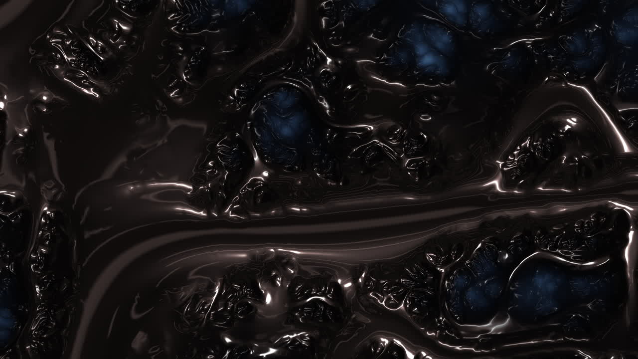 Onde liquide futuristiche con sfumatura di colore blu e nero