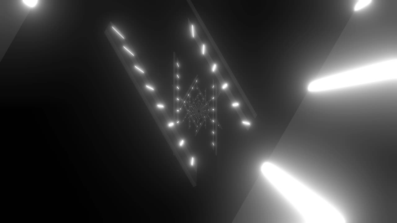 túnel de resplandor abstracto