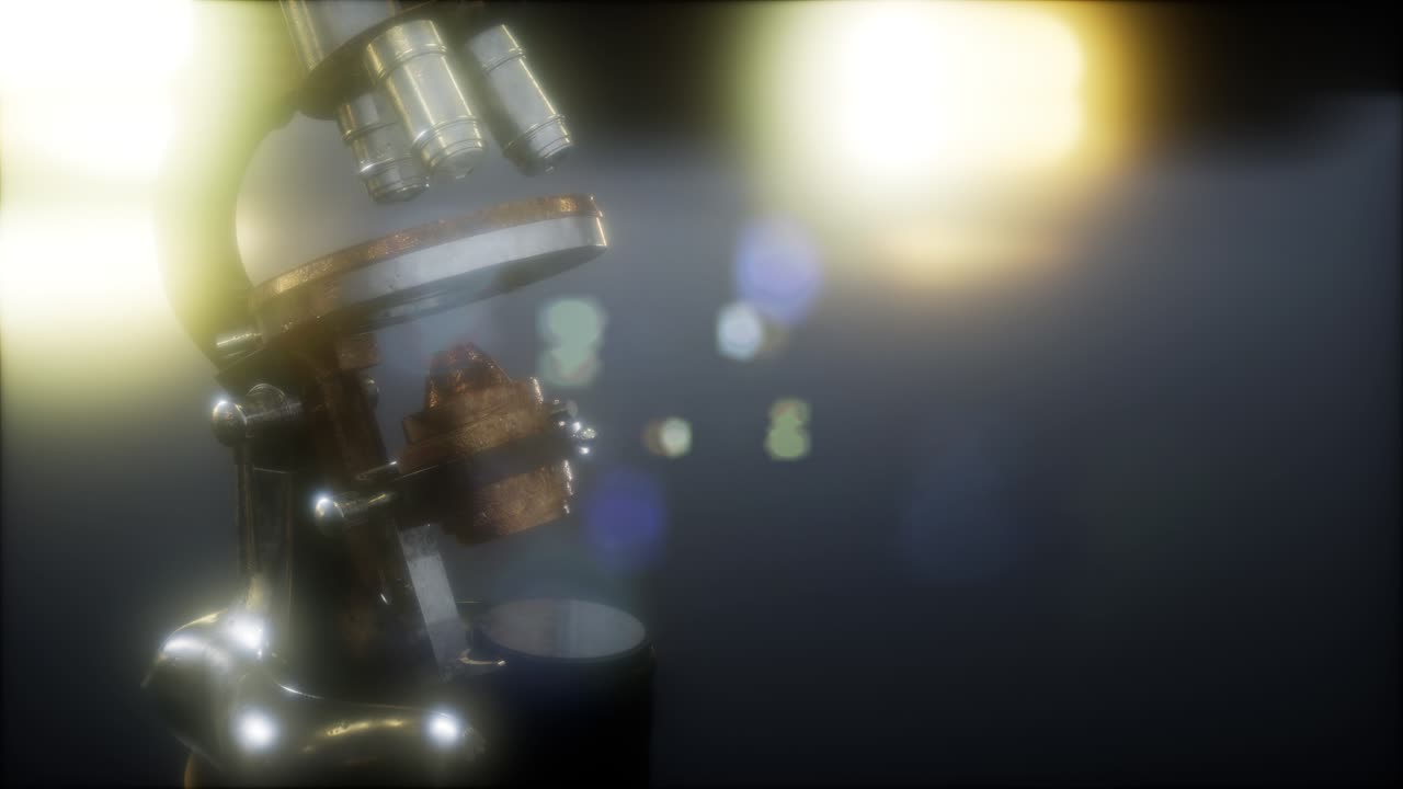 el microscopio retro