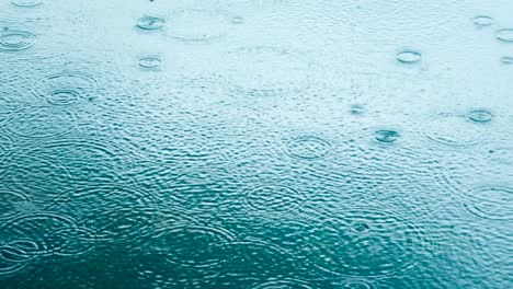 abstract background, rain drops on the water