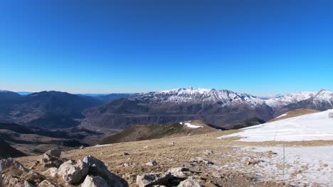 vista panorámica de la cordillera de los pirineos