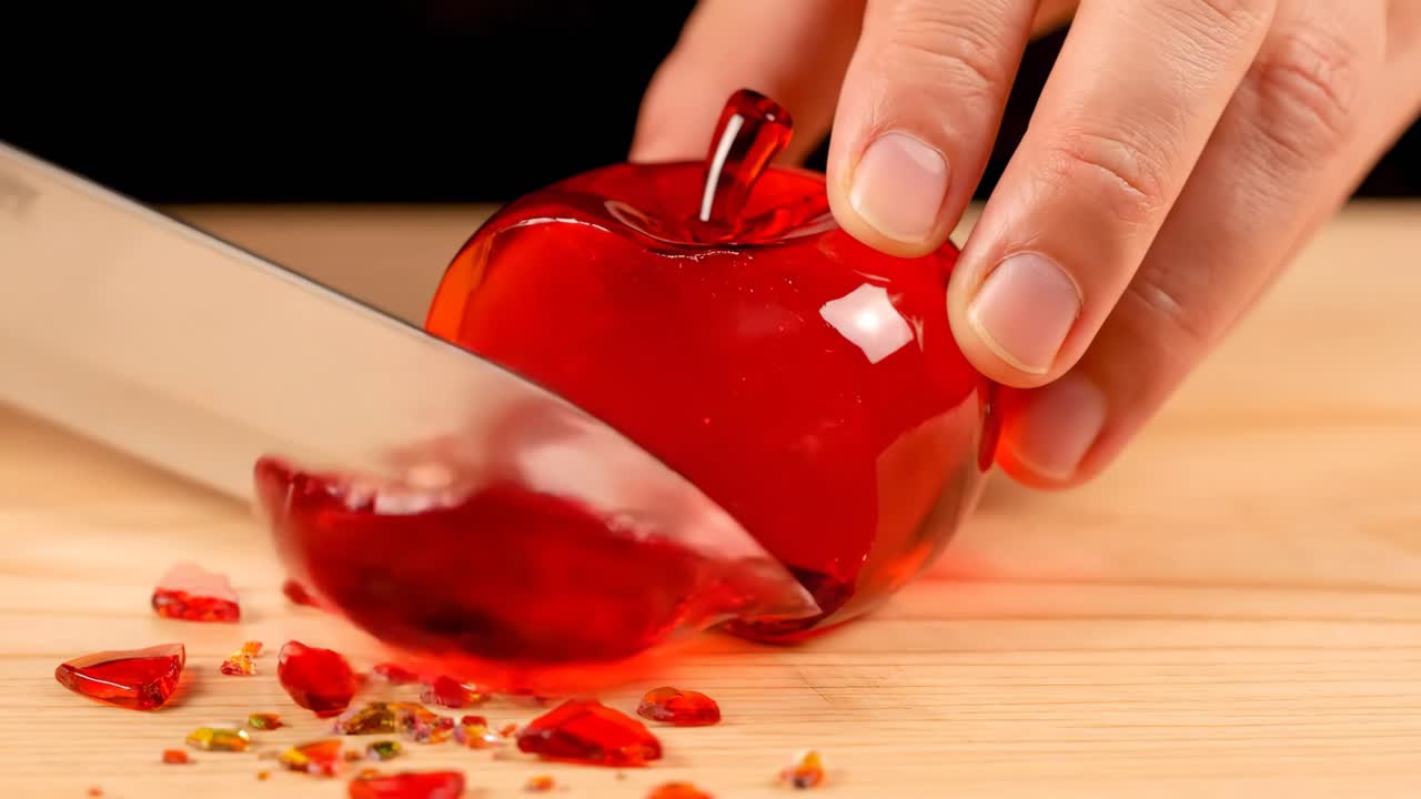 Cutting a Glass Apple