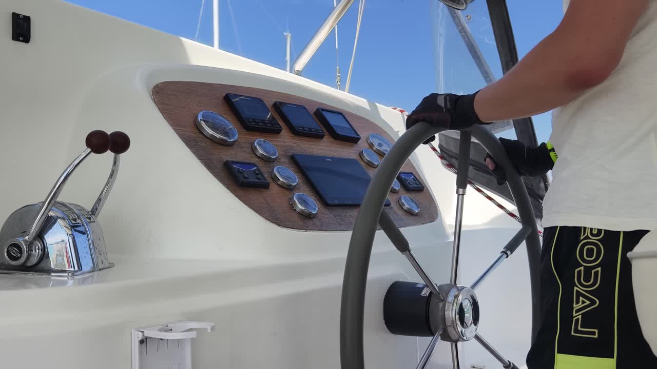 Catamaran Sailing Boat Control Panel