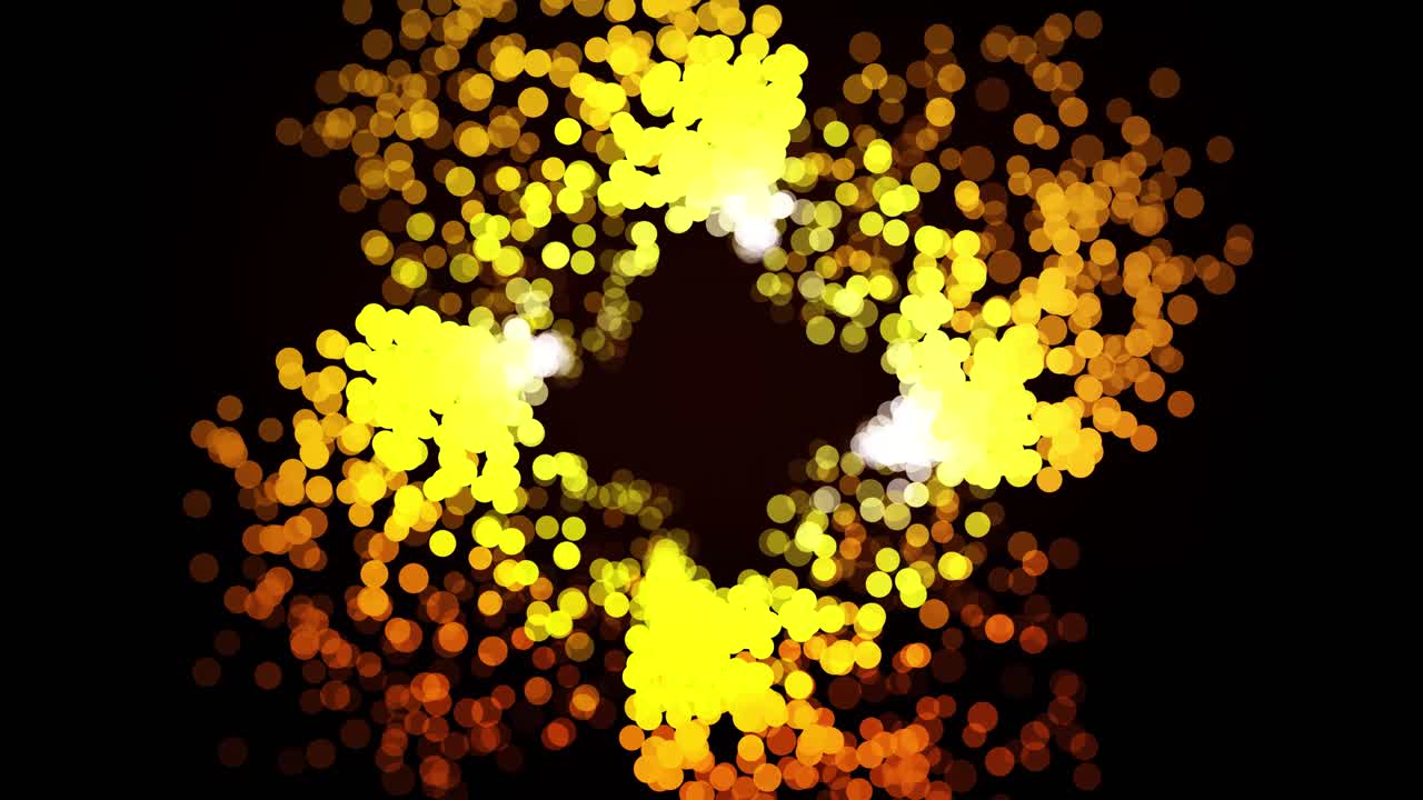 patrón de círculos brillantes abstractos