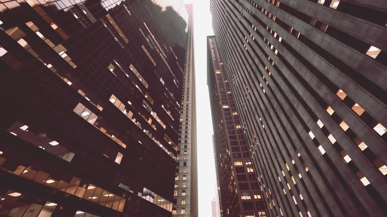 rascacielos altos en una ciudad