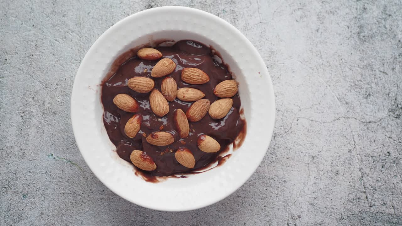 Chocolate Almond Pudding