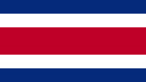 the flag of costa rica appearing under the name of the country