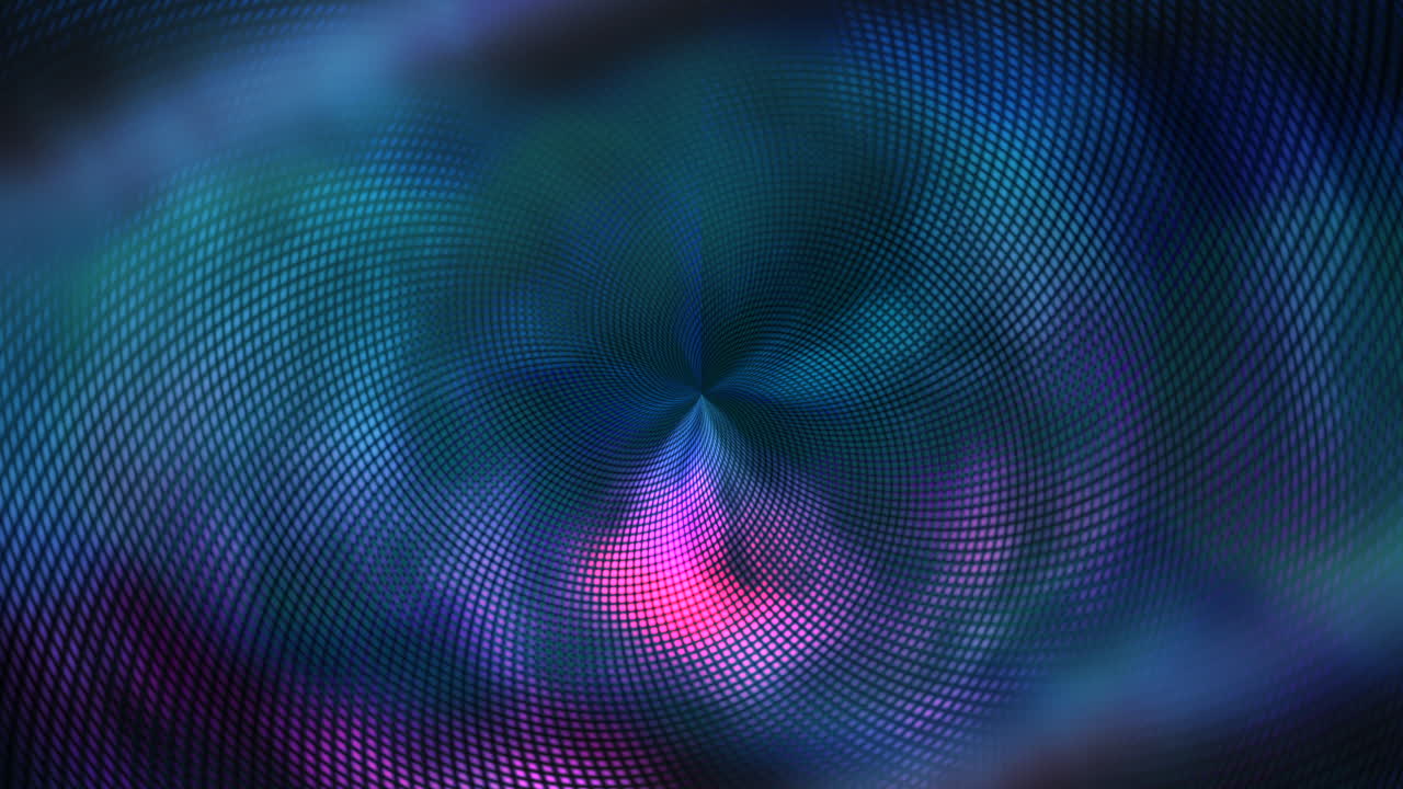 Punti neon colorati in movimento con sfondo astratto 2