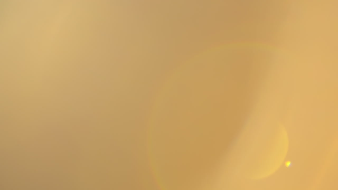 Intense warm light effect for better footage