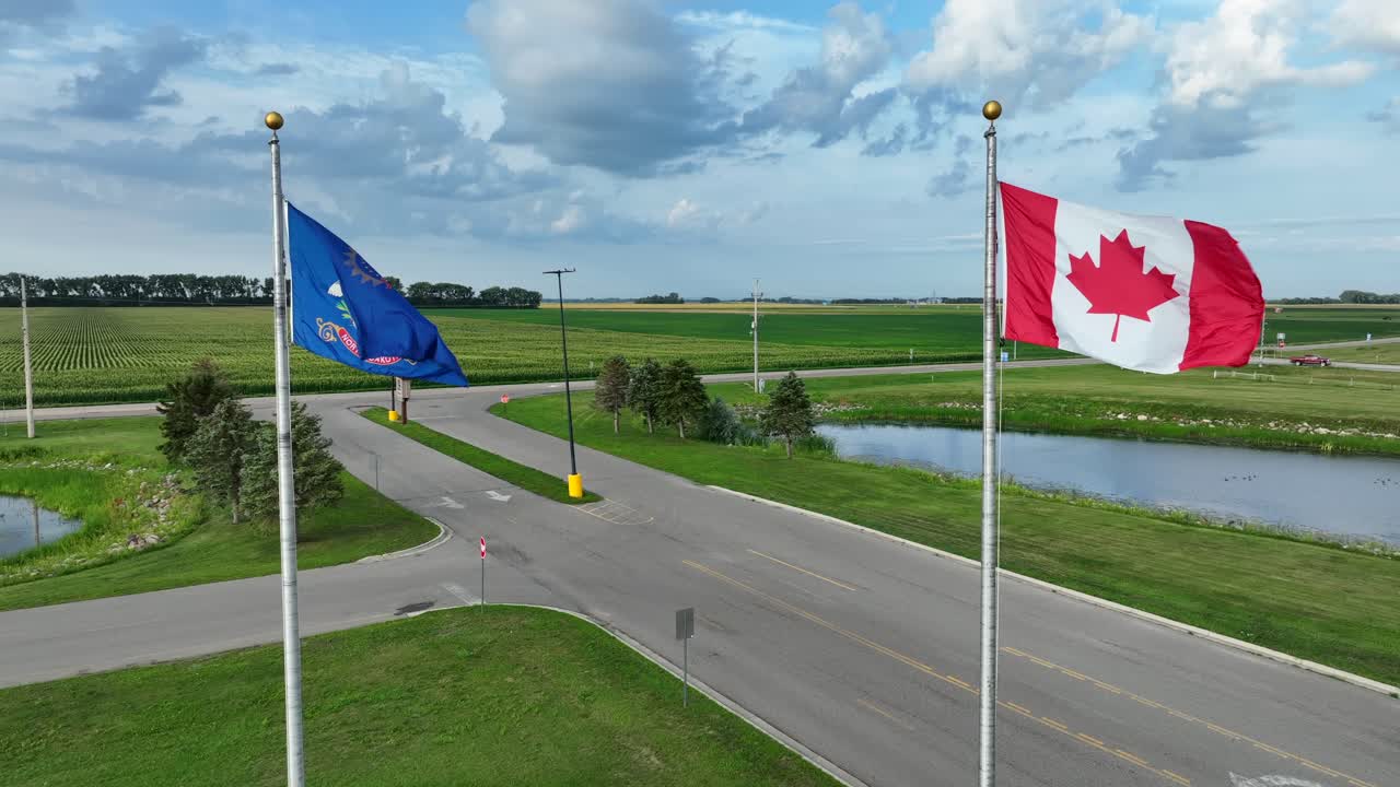 ノースダコタとカナダの国境