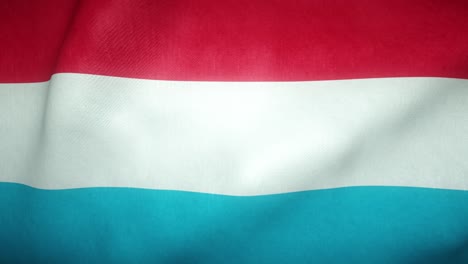 flag of luxembourg waving in the wind