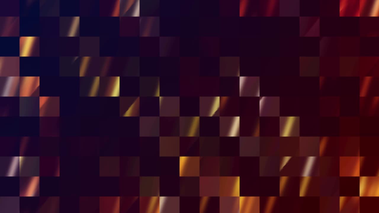 Abstract Glowing Mosaic Design