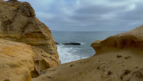 View-of-the-Pacific-Ocean-through-the-cliffs-of-Torrey-Pines-in-San-Diego-California