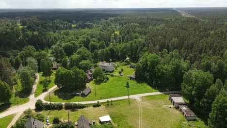 Waldmassiv-Aus-Der-Sicht-Des-Turms