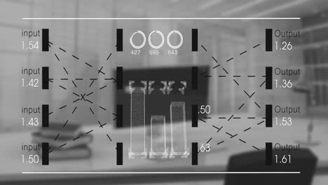 Animation-of-data-processing-over-office