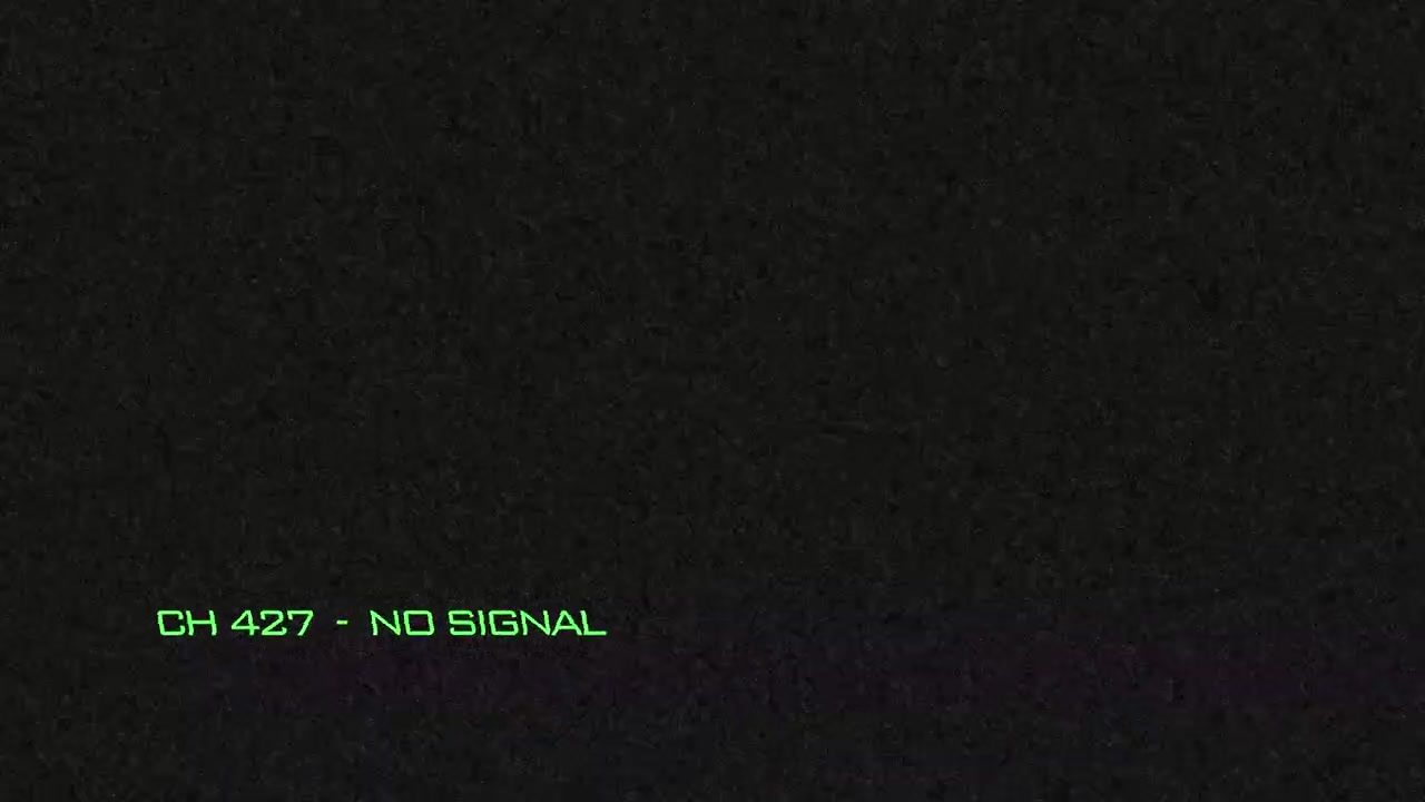 Television Screen Displaying No Signal Error Message