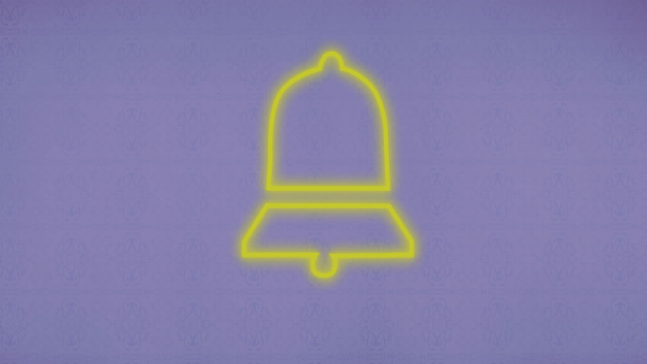 벽돌 벽 4k에 화살표 네온 표지