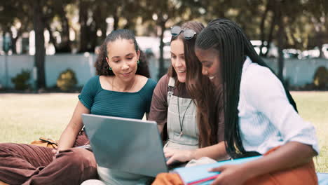 estudiantes universitarios estudiando juntos al aire libre