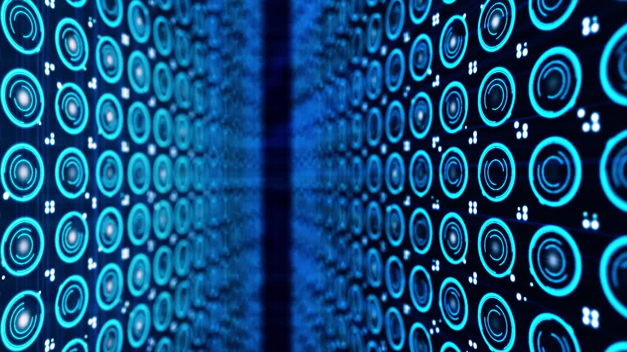 Abstract Futuristic Digital Interface