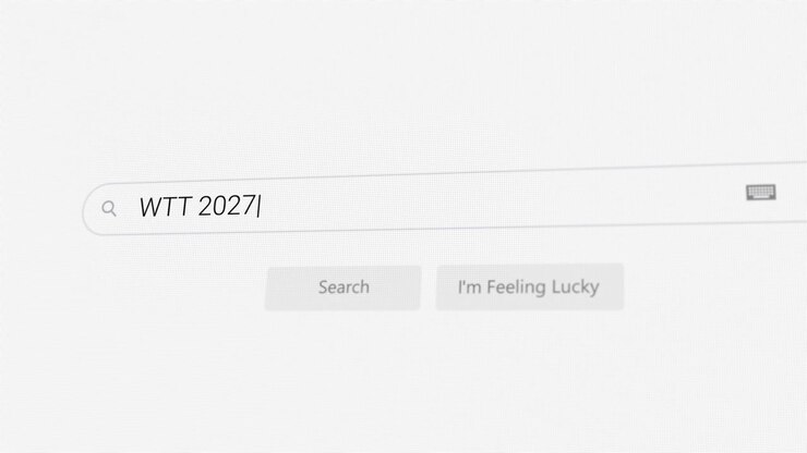 Searching for WTT 2027 on Internet browser