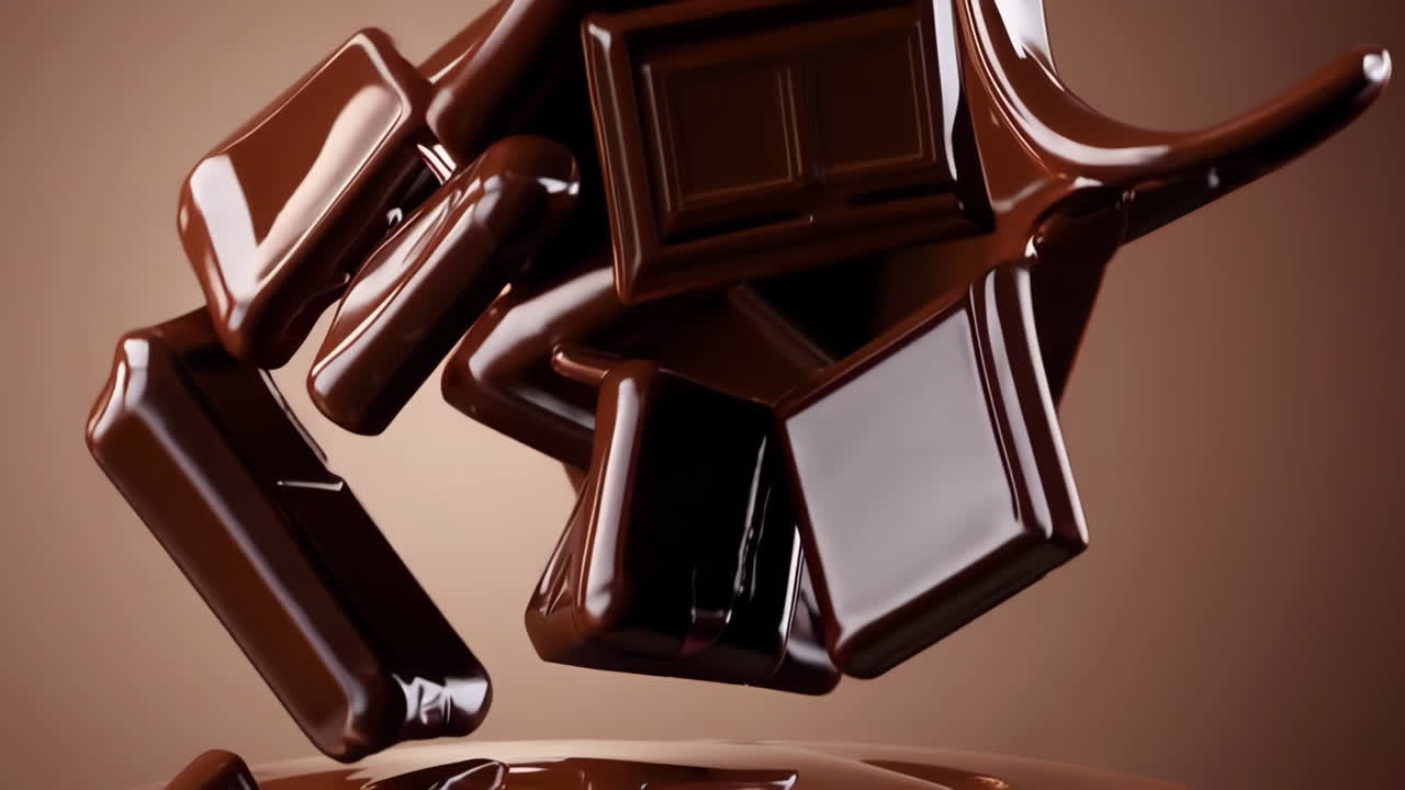 Melted Chocolate Splash