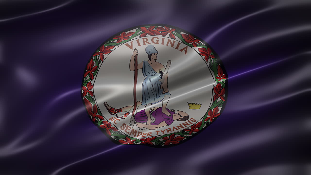 버지니아 주 발과 봉인, 글 뷰, 풀 프레임, 우아하고 반이는, 휘어지는, 우아한 실키 텍스처, 바람에 흔들리는, 현실적인 4k cg 애니메이션, 영화와 같은 외관, 원활한 루프 가능