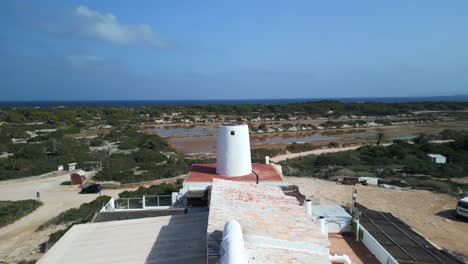 Lovely-aerial-view-flight-wide-orbit-overview-drone
formentera-ibiza-beach-spain,-day-2022