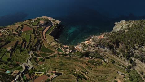 Mallorca-Ciudad-Banyalbufar-Playa-Droneshot-España-Isla