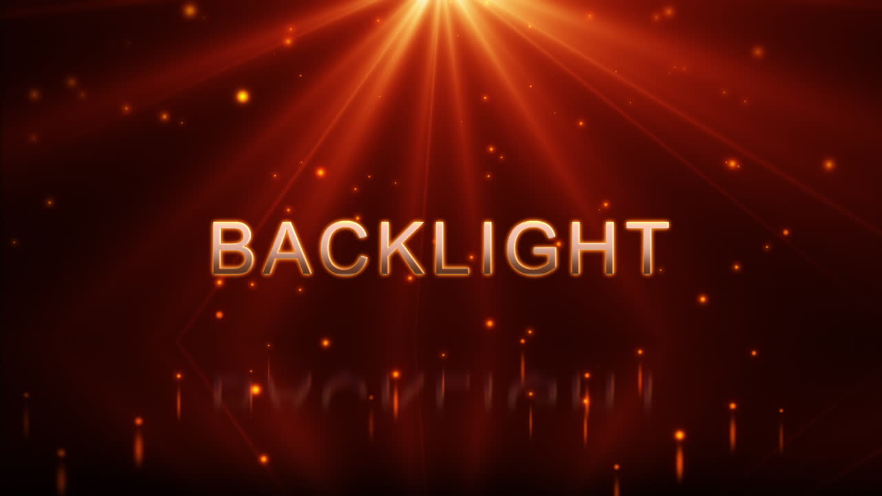 Company logo animation with sparkling lights, perfect for business presentations and branding