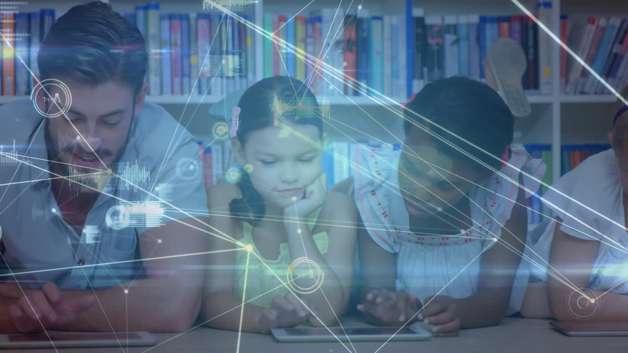 교실의 다양한 학생들과 교사와의 연결 네트워크의 활성화