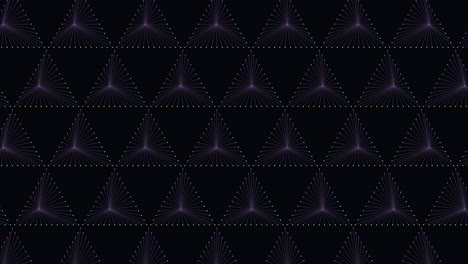 dinámico zigzag intrigante patrón geométrico negro y púrpura