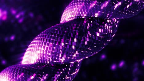 purple disco ball spiral