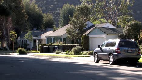 suburb near burbank, california, usa