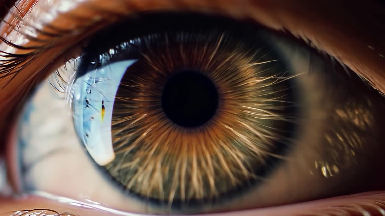 primer plano de un ojo humano