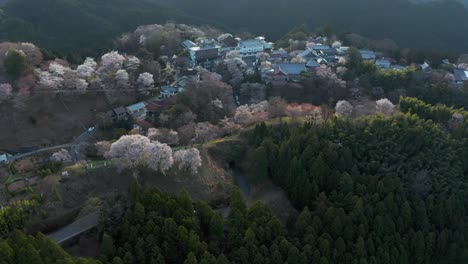 Mountains-of-Yoshino,-Nara-Japan