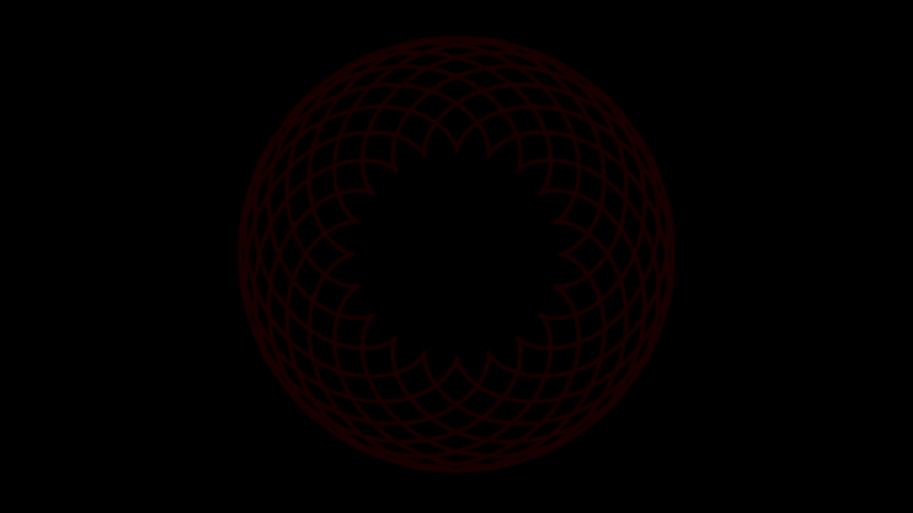 4K video model stroboscopic and hypnotic effect, in 16: 9 video format.