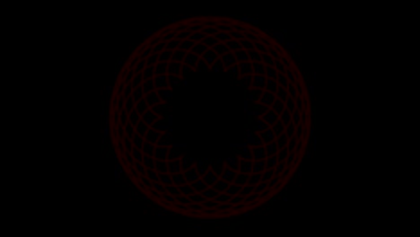 modelo de video 4k con efecto estroboscópico e hipnótico, en formato de video 16: 9.