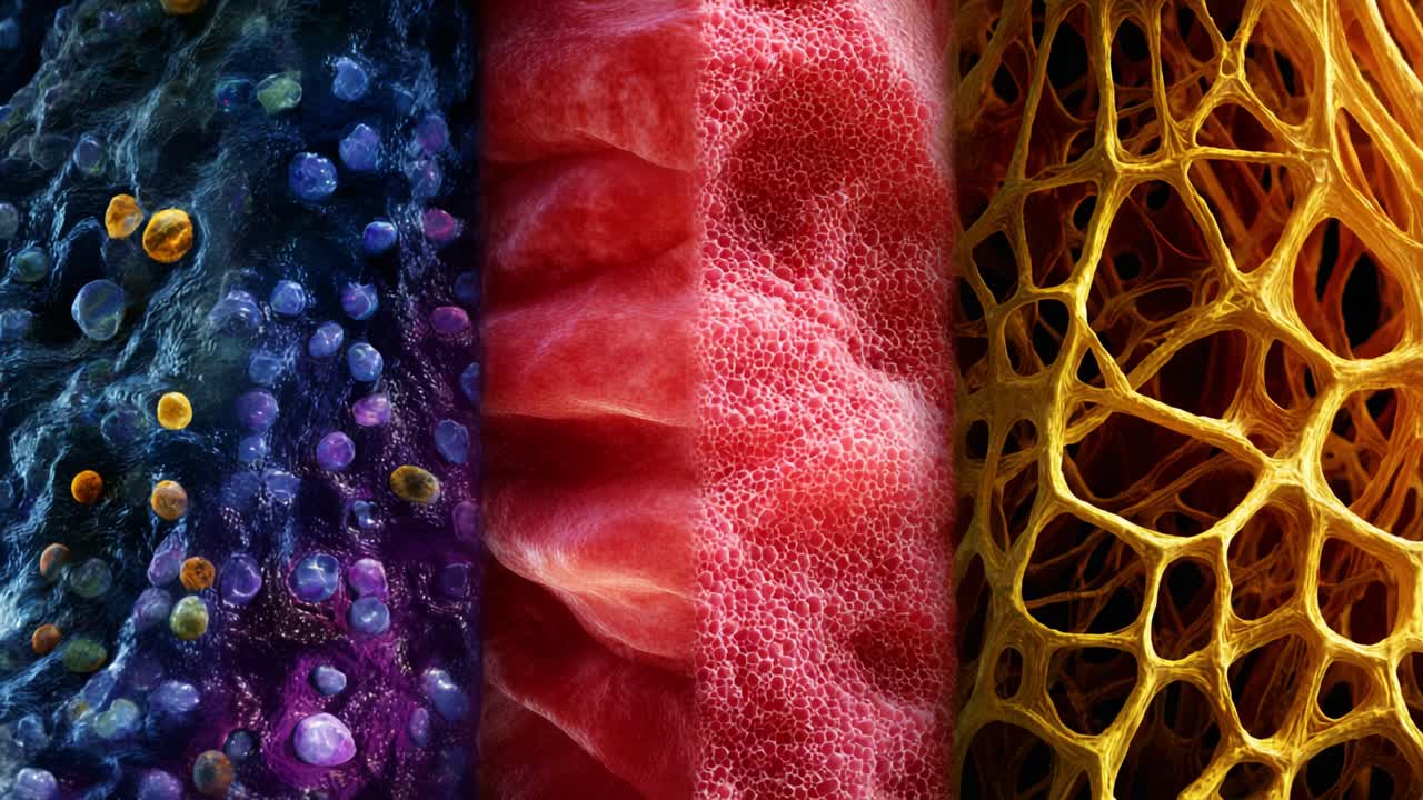 A Captivating Exploration of Vibrant Textures and Colors in Abstract Art: Unveiling the Intricate Patterns of Natural Forms and Surfaces Through Vivid Imagery