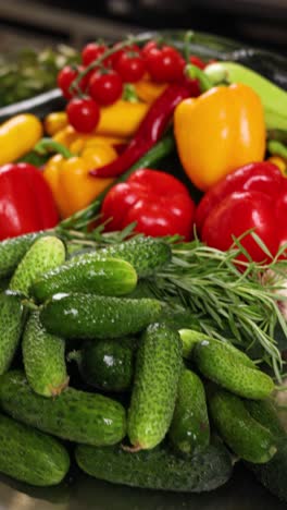 assortment of fresh vegetables